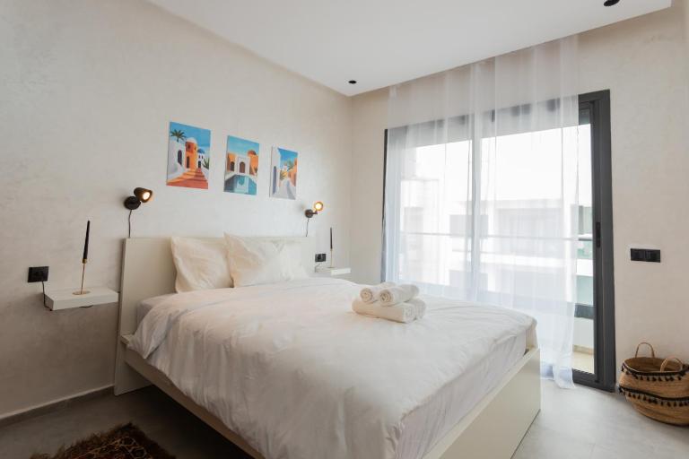 Appartement cosy et moderne Bouskoura proche Aéroport et Hopital universitaire - Chambres d'hôtes Bouskoura