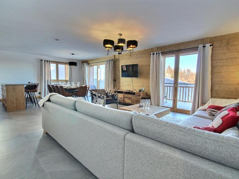 Appartement neuf pour 12 personnes avec Wifi et vue sur Mont Blanc - FR-1-455-251 - Chambres d'hôtes La Plagne Tarentaise