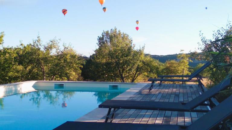Les Terrasses du Carlat "Le four à pain", situation idéale pour visiter la Dordogne, piscine, jardin, parc, charme - B&B Saint-Cybranet