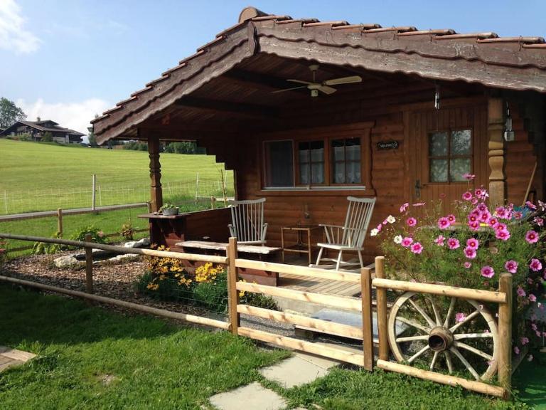 Übernachten in Blockhaus - Ferienwohnung Aeschi bei Spiez