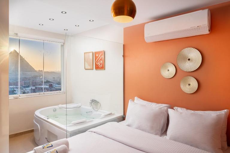 Jacuzzi Studio By The Historic Pyramids Apt5 - B&B El Cairo