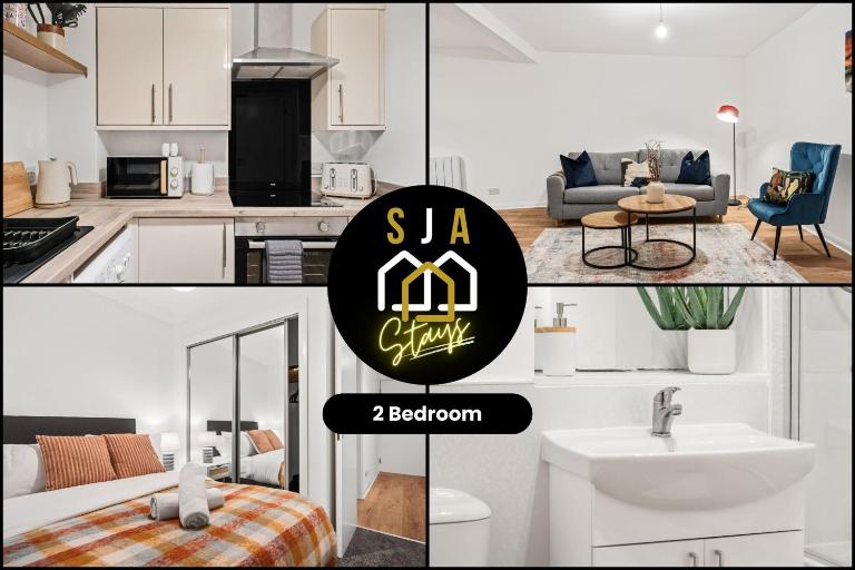 Lochy Stay - SJA Stays - Modern 2 Bed Apartment - Bed and Breakfast Aberdeen