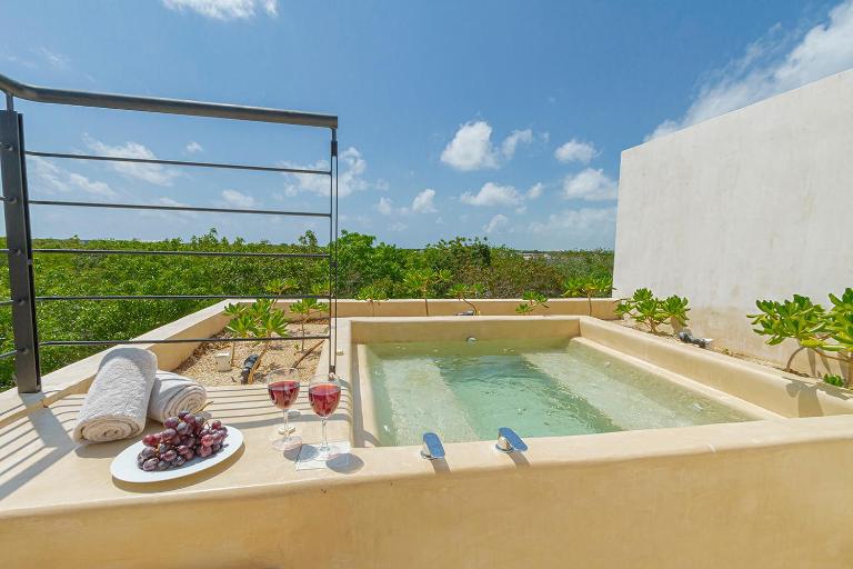 2BR Penthouse with Private Jacuzzi at Aldea Zama - B&B Tulum