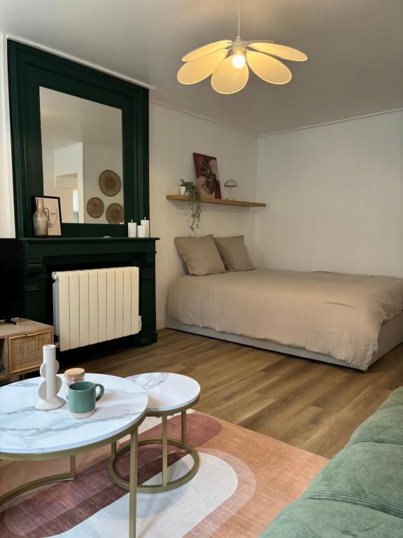 Appartement terrasse au cœur de la ville - B&B Cherbourg