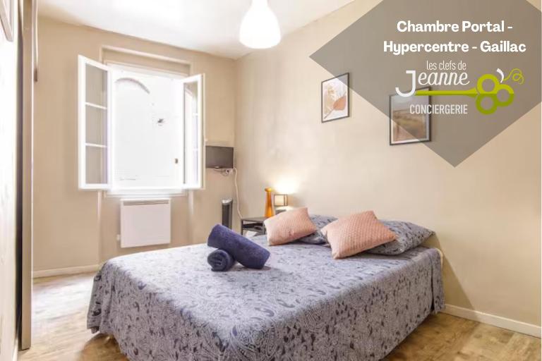 Chambre Portal-Hypercentre - B&B Gaillac