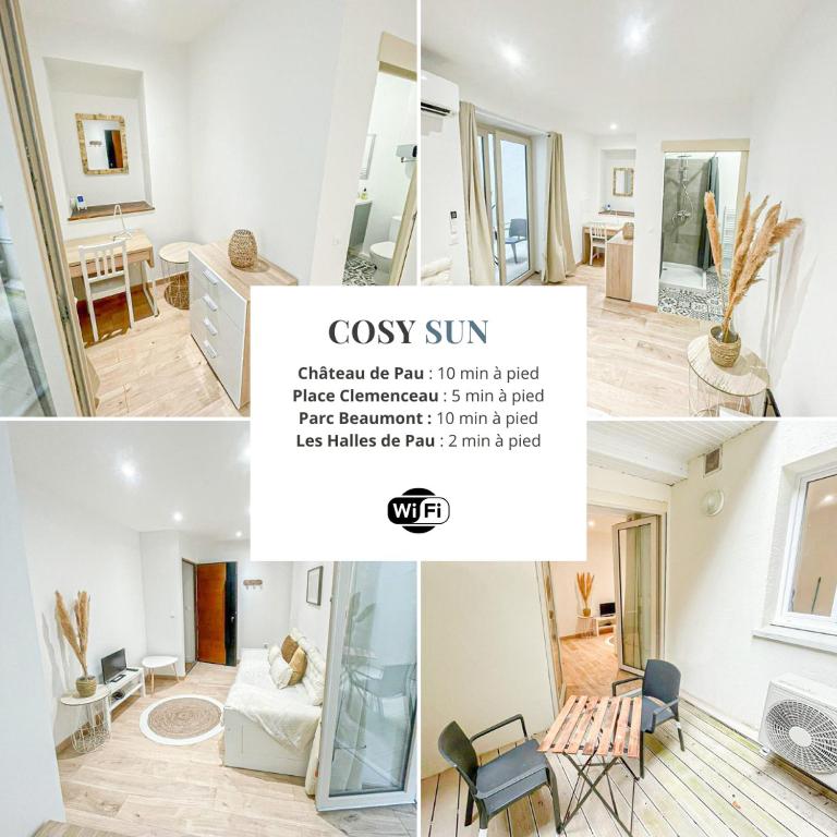Cosy Sun - T1 - Patio privatif - B&B Pau