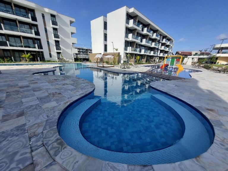 Flat em Muro Alto - Porto de Galinhas - MAKIA B117 - By Anfitrião Legal - B&B Puerto de Gallinas