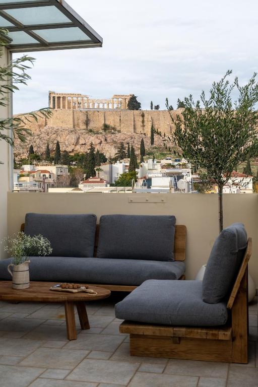 Elegant Skyline Penthouse Acropolis View 3BR 2BA - B&B Atenas