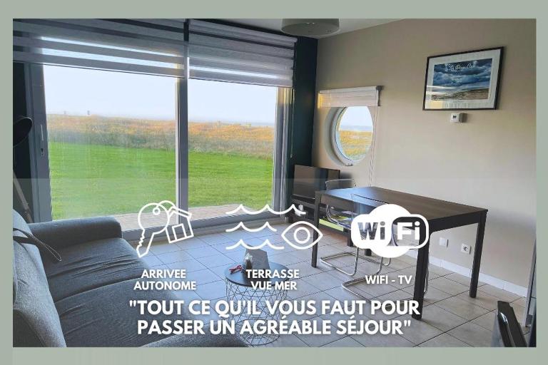 Les Côtes - Studio Dunes Du Golf - Vue mer - WMX - Ferienwohnung Wimereux