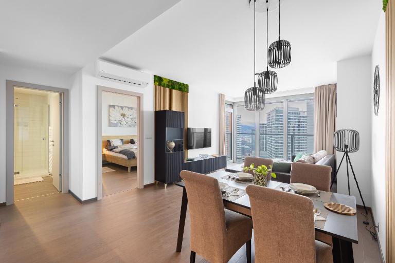 BNB Eurovea Tower - LUKE Danube Suite 24 - Ferienwohnung Bratislava