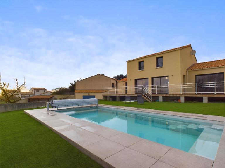 À 350m de la plage, maison pour 7 avec piscine - Bed and Breakfast Bretignolles-sur-Mer