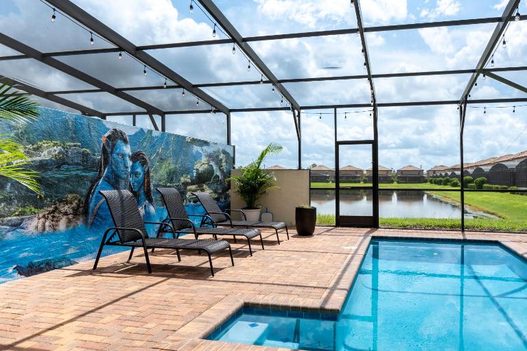 Modern 5BR TwnHome w Private Pool Near Disney 358 - Ferienwohnung Kissimmee