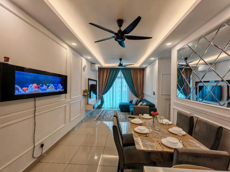 Near MMHE - 3 Bedrooms Homestay Meridin Bayvue Pasir Gudang - B&B Masai