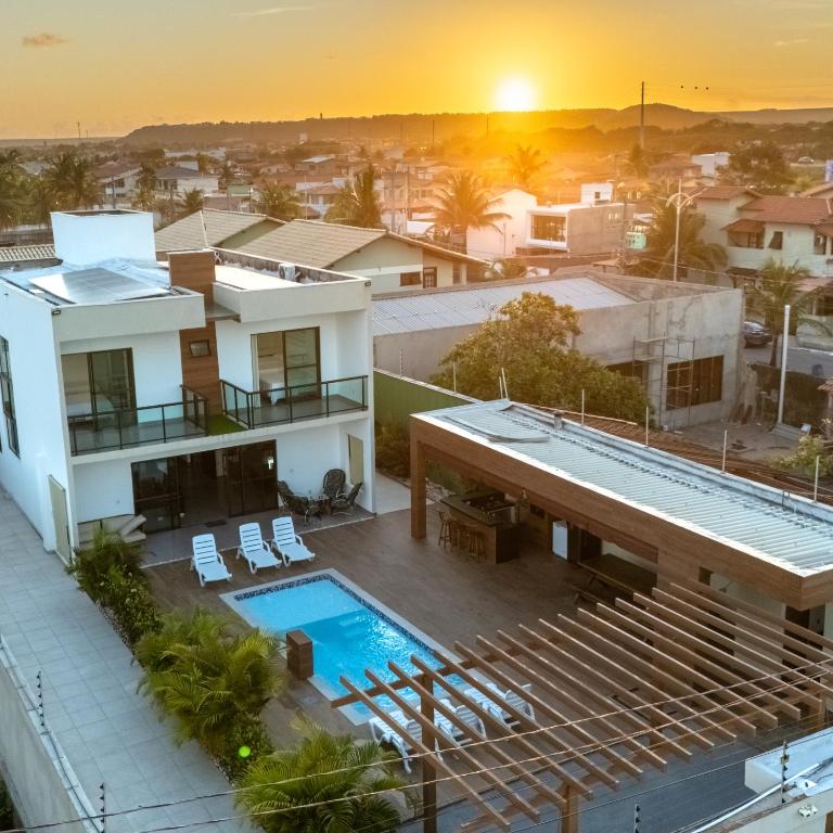 Casa de veraneio para família - Ferienwohnung Barra de São Miguel