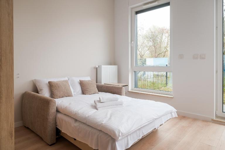 Ursynów Serenity Studio with Garden by BookingHost - B&B Warsaw
