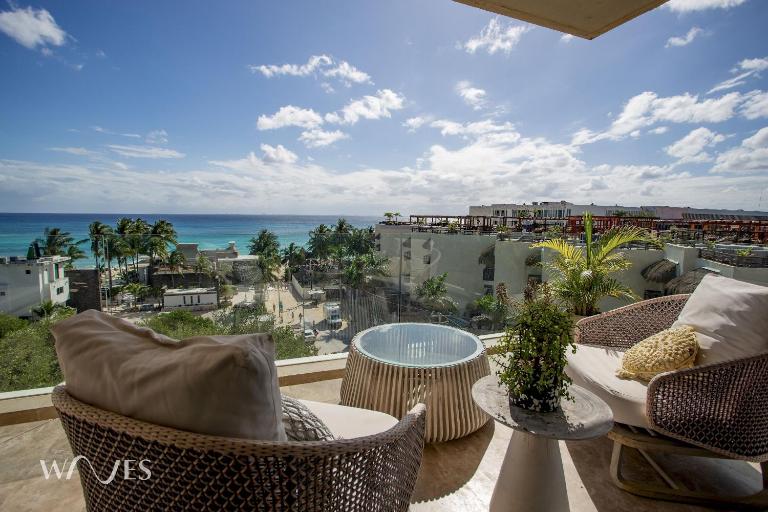 PH con Rooftop, Jacuzzi y Vista al Mar - B&B Playa del Carmen