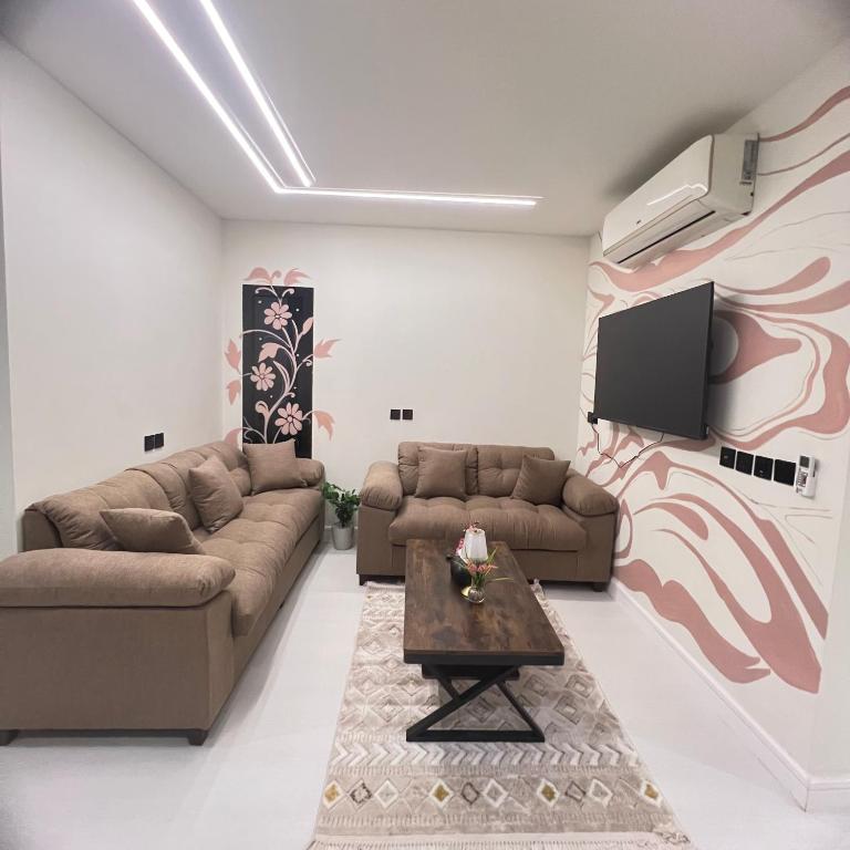 غرفتين نوم وصالة حي الملقا - B&B Riyad