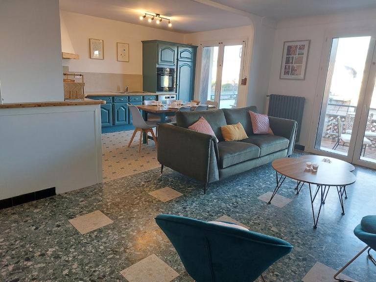 Appartement vue Lot dans Bastide - Chambres d'hôtes Villeneuve-sur-Lot