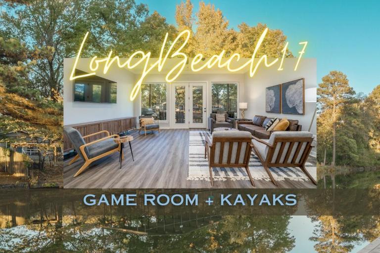 Lakefront Oasis with Game Room! - B&B Lake Hamilton