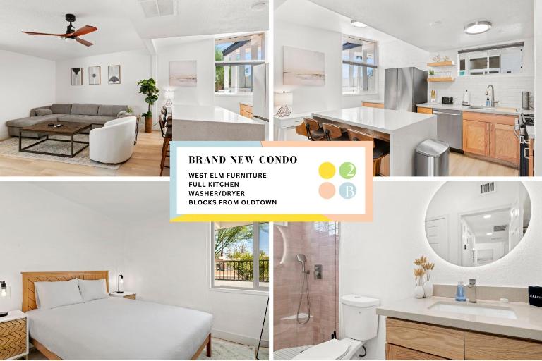 Brand New Home w Parking Blocks from Oldtown- 2B - Bed and Breakfast Scottsdale