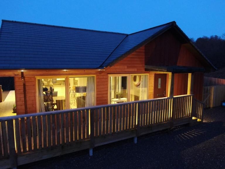 Blue Ridge - Luxury Lodge - Hot Tub - Stunning View - The Etive Estate - B&B Taynuilt