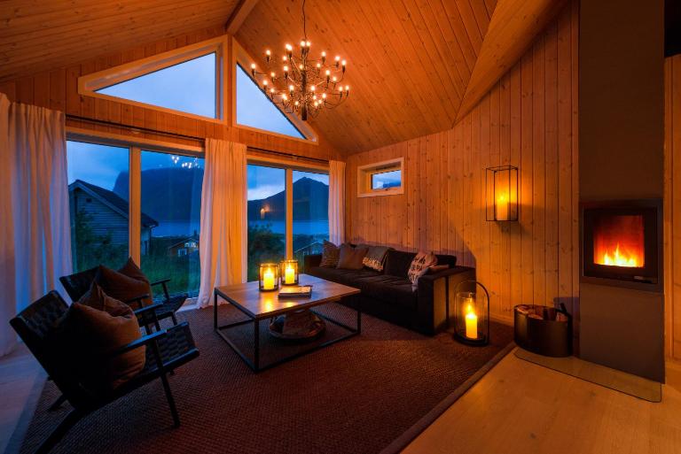 Haukland beach panorama - Ferienwohnung Offersøya