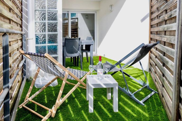 Residence du Centre Joli studio rénové avec coin nuit terrasse et parking privé - Ferienwohnung Capbreton