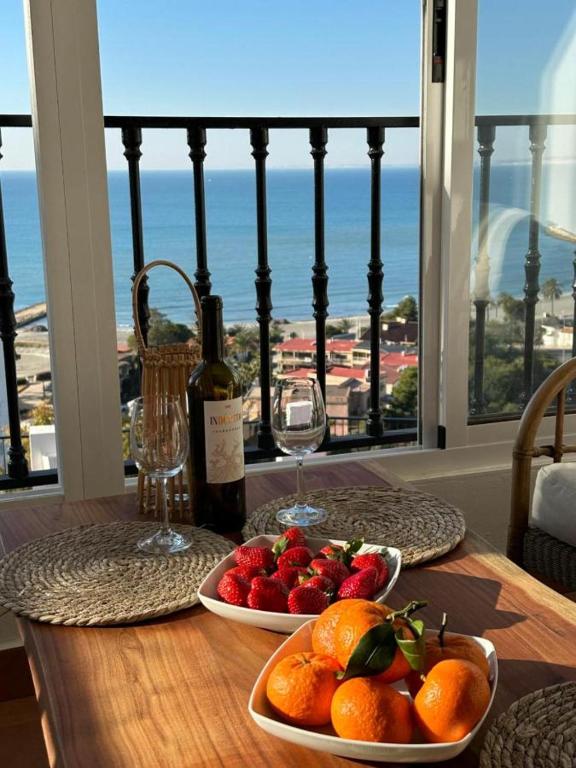 Appartement 3 chambres, piscine et vue mer - B&B Santa Pola