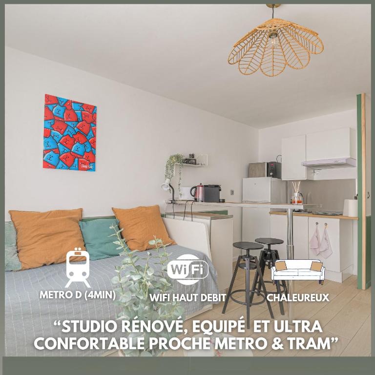 Le Florence - Studio Grange Blanche - B&B Lyon
