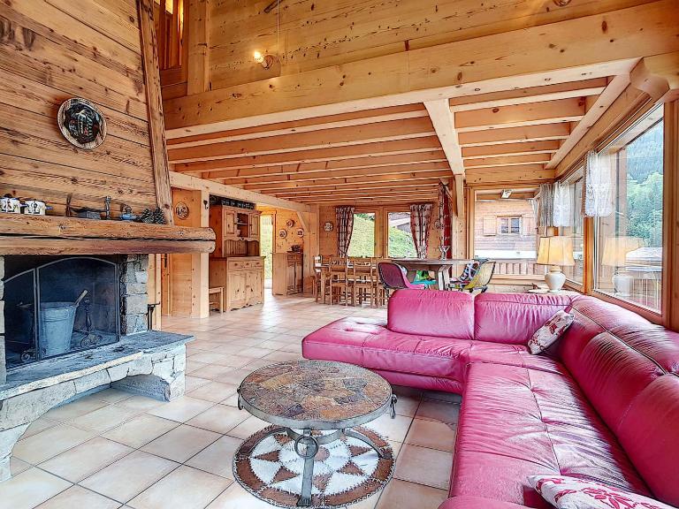 Chalet haut de gamme 8 pers à La Clusaz avec Wifi et parking - FR-1-818-74 - Bed and Breakfast La Clusaz