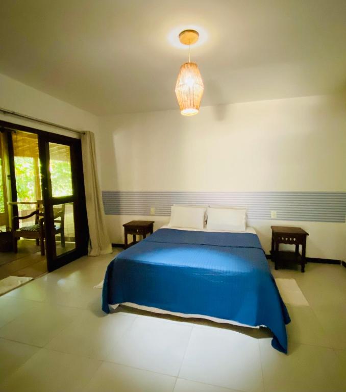 Apartamento Yemanjá, frente mar, varandão, até 4 pessoas - Chambres d'hôtes Maraú