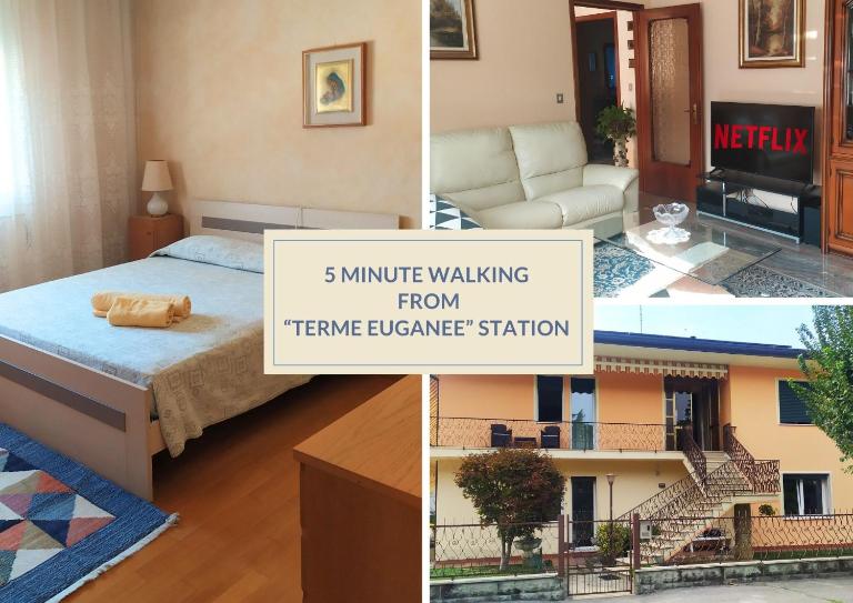 Casa Luna appartamento alle Terme con 3 Camere da Letto vicino alla Stazione - B&B Montegrotto Terme