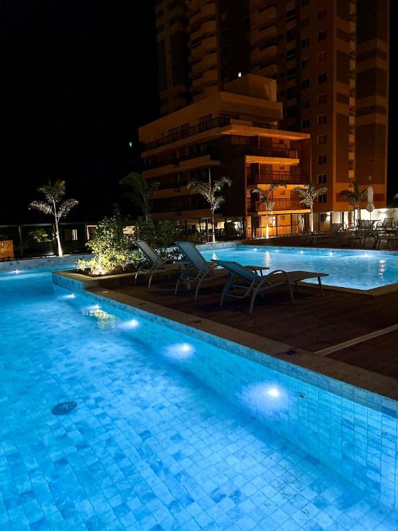 Apartamento Duna 403 com 2 quartos - Completo - Vista mar - Conforto - Praia dos Milionários - Ilhéus - Chambres d'hôtes Ilhéus