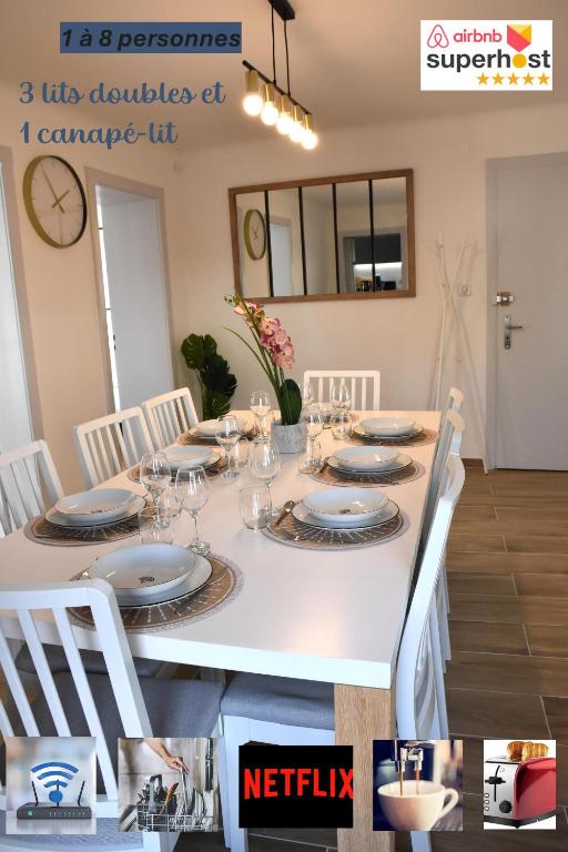 Le Nid des Cigognes avec terrace - B&B Thionville