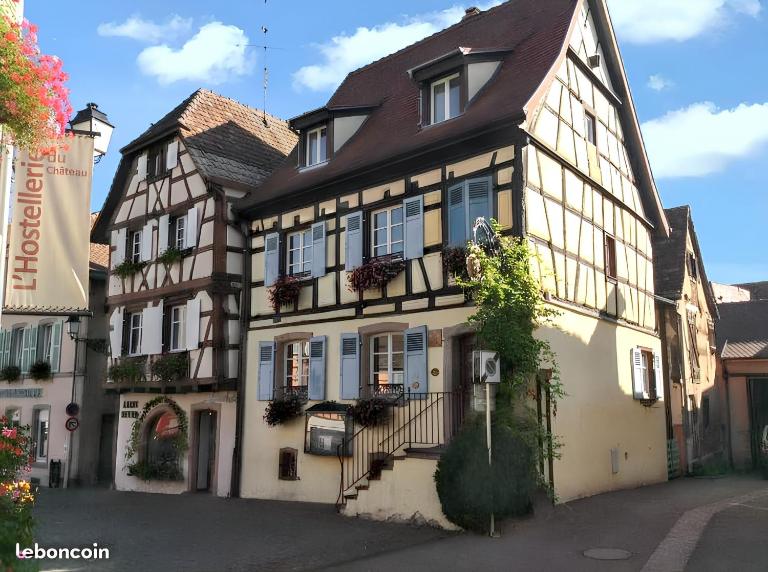 Appartement cosy avec cheminée à Eguisheim - 110m² - Terrasse - Bed and Breakfast Eguisheim