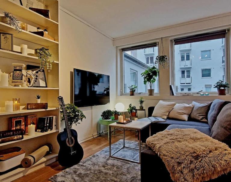 Cozy condo near Bryggen Full kitchen Elevator - Bed and Breakfast Bergen