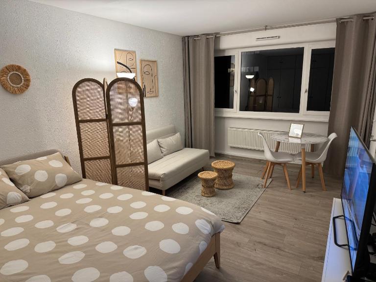 Studio Voltaire avec parking commun gratuit dans la copropriété - B&B Ferney-Voltaire