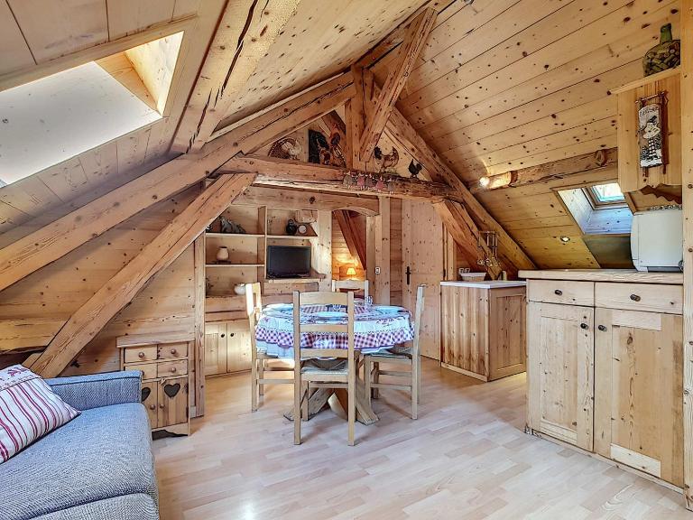 Appartement La Clusaz 4 pers avec Wifi et animaux admis - FR-1-818-99 - Ferienwohnung La Clusaz