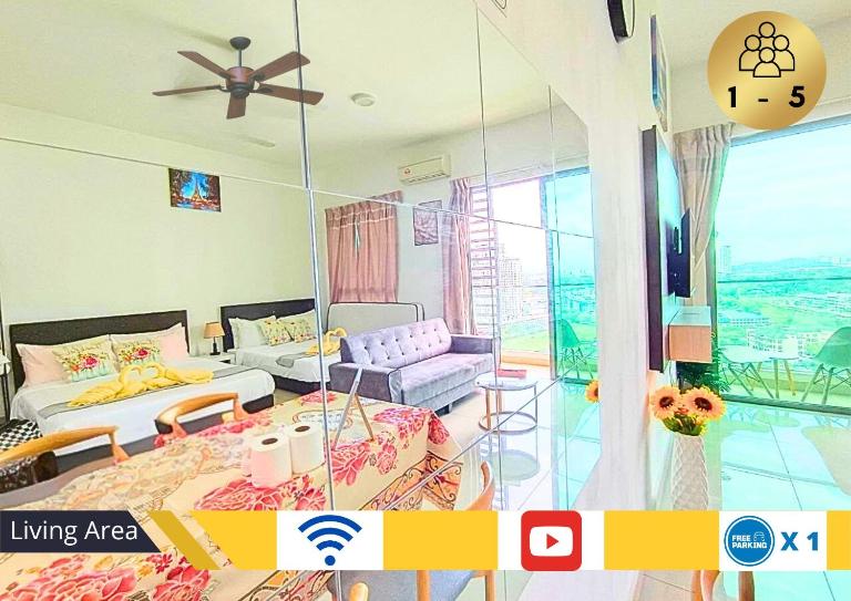 Comfy Cybersquare Ensuite with Skyline View #CS9 - Ferienwohnung Cyberjaya
