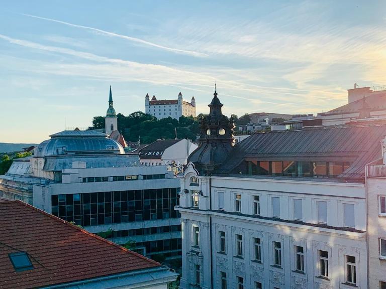 1-bedroom top floor apartment in heart of old town Bratislava - B&B Bratislava