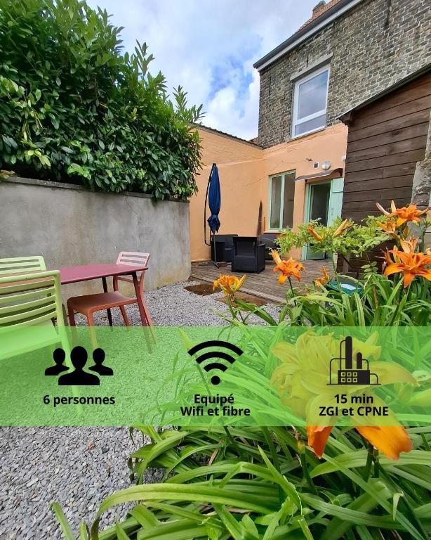 Maison de campagne 6 personnes Aux volets verts - B&B Cappelle-Brouck