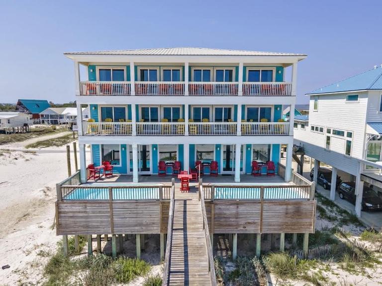 BeachFront 18Bed Pool EasyBreezy - B&B Gulf Shores