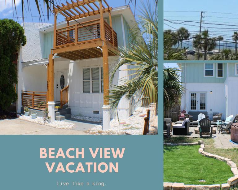 OceanView Oasis - Relax with Hot Tub, Breakfast, Fire Pit & Putting Green! - Bed and Breakfast Panama City Beach