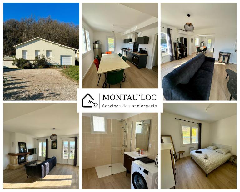 Maison du Cos entièrement rénovée avec 3 chambres - Bed and Breakfast Lamothe-Capdeville