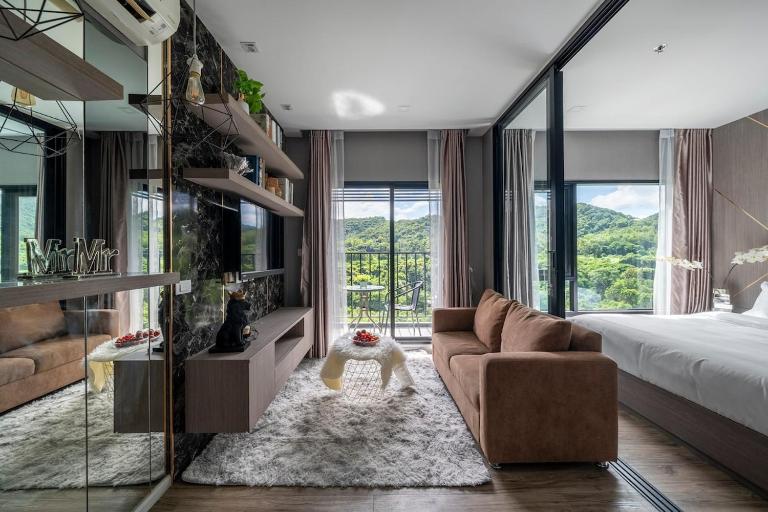 Mountain-view 1BR 9F Sriracha byน้องมังคุด NoParking - B&B Ban Fang Daeng