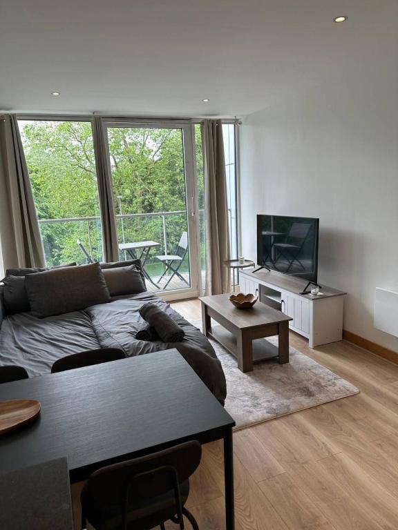 Modern Chelsea Bridge Apartment - Battersea Park View - B&B London