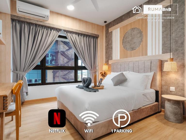 Japandi 1BR Agile Bukit Bintang by RumaBnB - Bed and Breakfast Kuala Lumpur