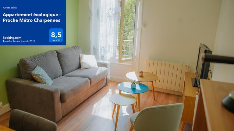 Appartement écologique - Proche Métro Charpennes - B&B Villeurbanne