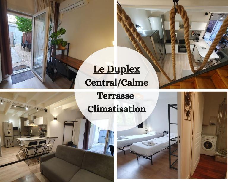 Le Duplex, Centre, Calme, Terrasse - B&B Saint-Genis-Laval