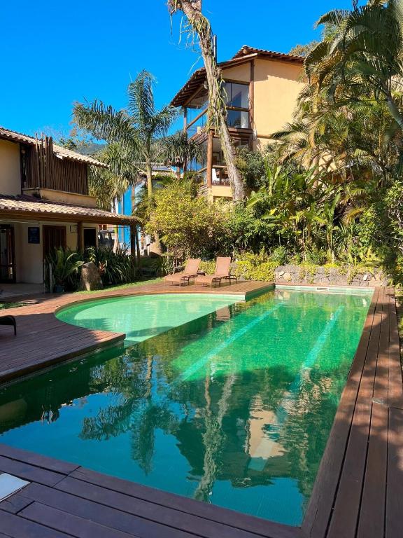 Casa Condomínio Vista Mar Churrasqueira Varanda - Ferienwohnung Ilhabela